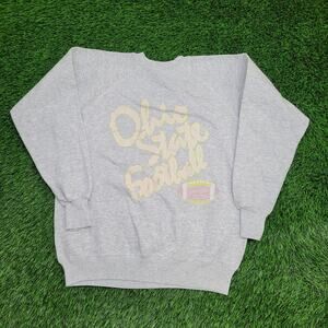Vintage Ohio State Football Sweatshirt Women Large 21x24 USA